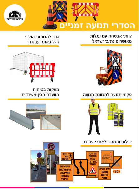 דרכים עתידיות - הסדרי תנועה, אבטחה וסימון כבישים - הסדרי תנועה